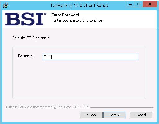 Installing BSI TaxFactory 10 for Your New Lawson 10 Environment-22