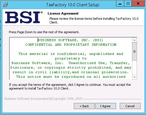 Installing BSI TaxFactory 10 for Your New Lawson 10 Environment-23