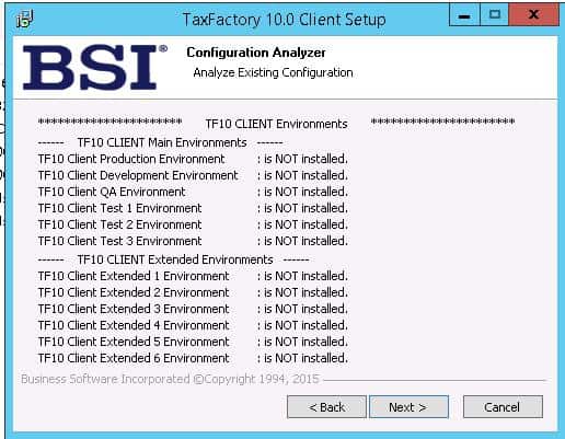 Installing BSI TaxFactory 10 for Your New Lawson 10 Environment-24