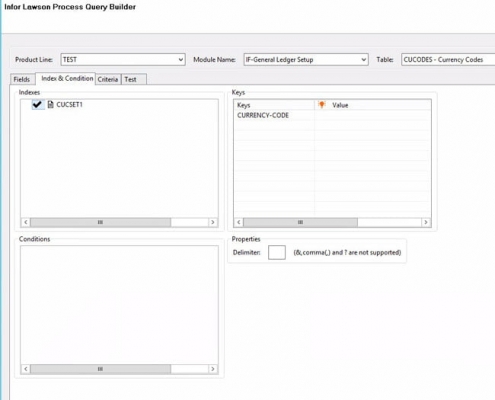 IP Designer Series - Lawson Query Node